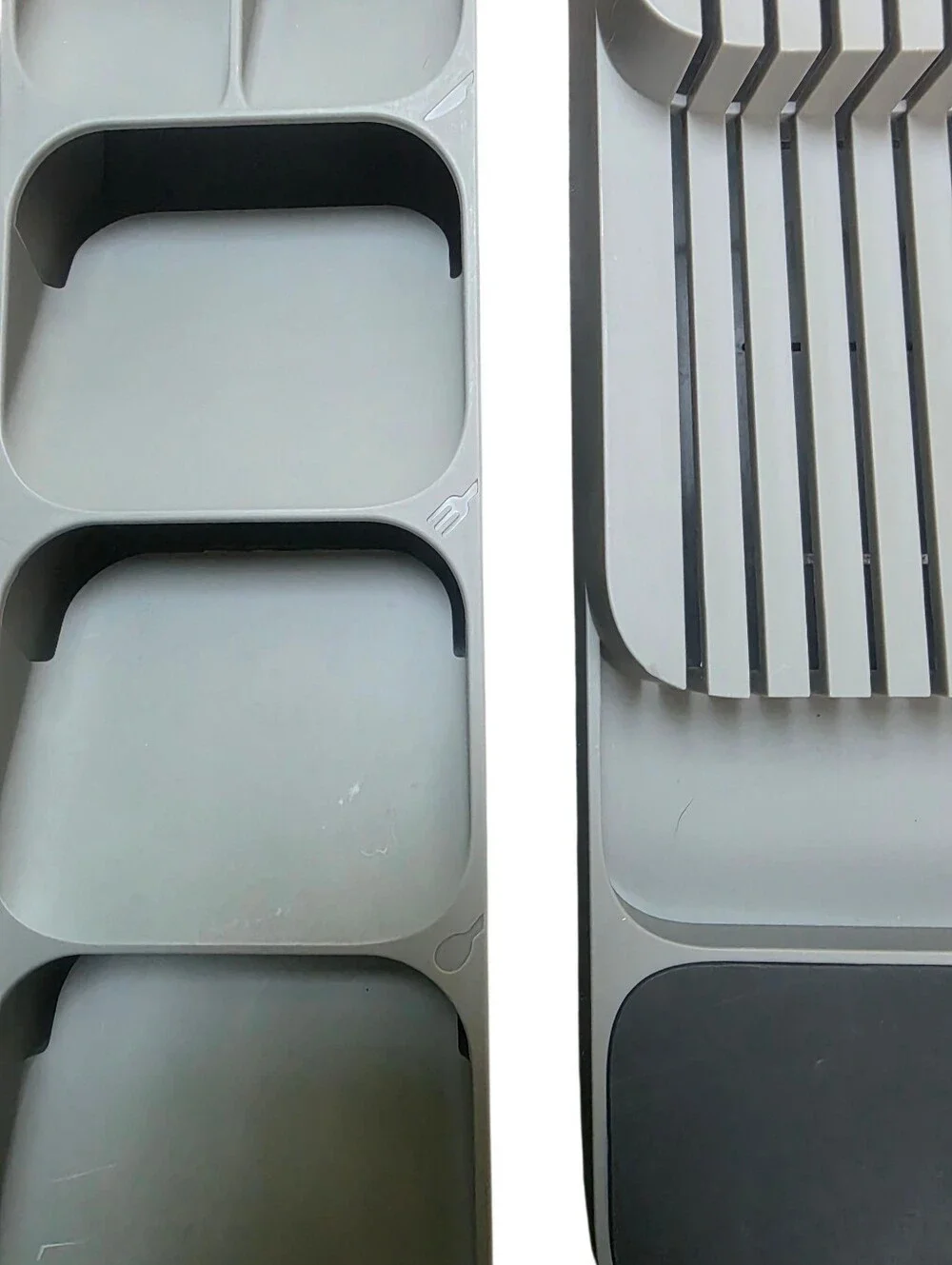 Lot of 2 Joseph Joseph Kitchen Drawer Organizer Tray for Cutlery and Kniv Used